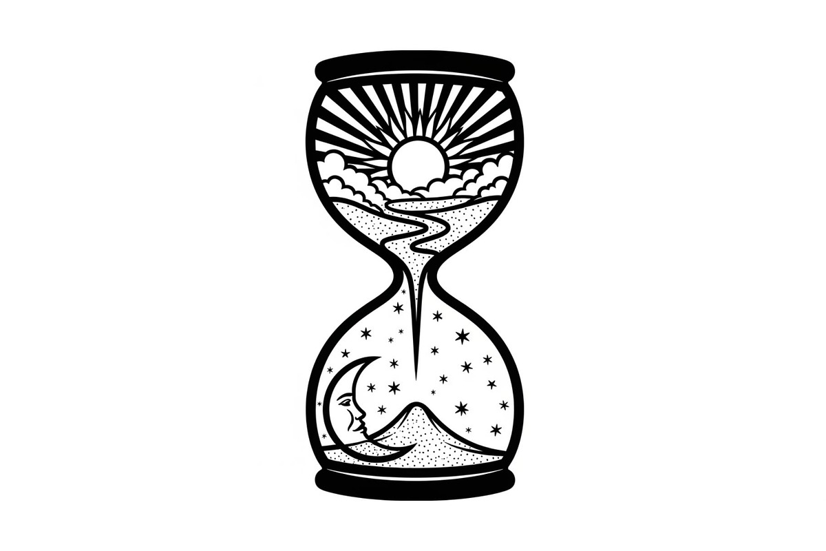 Celestial Sun Moon Hourglass Bundle, an Illustration by Gaye Art (Photo 24 of 31)