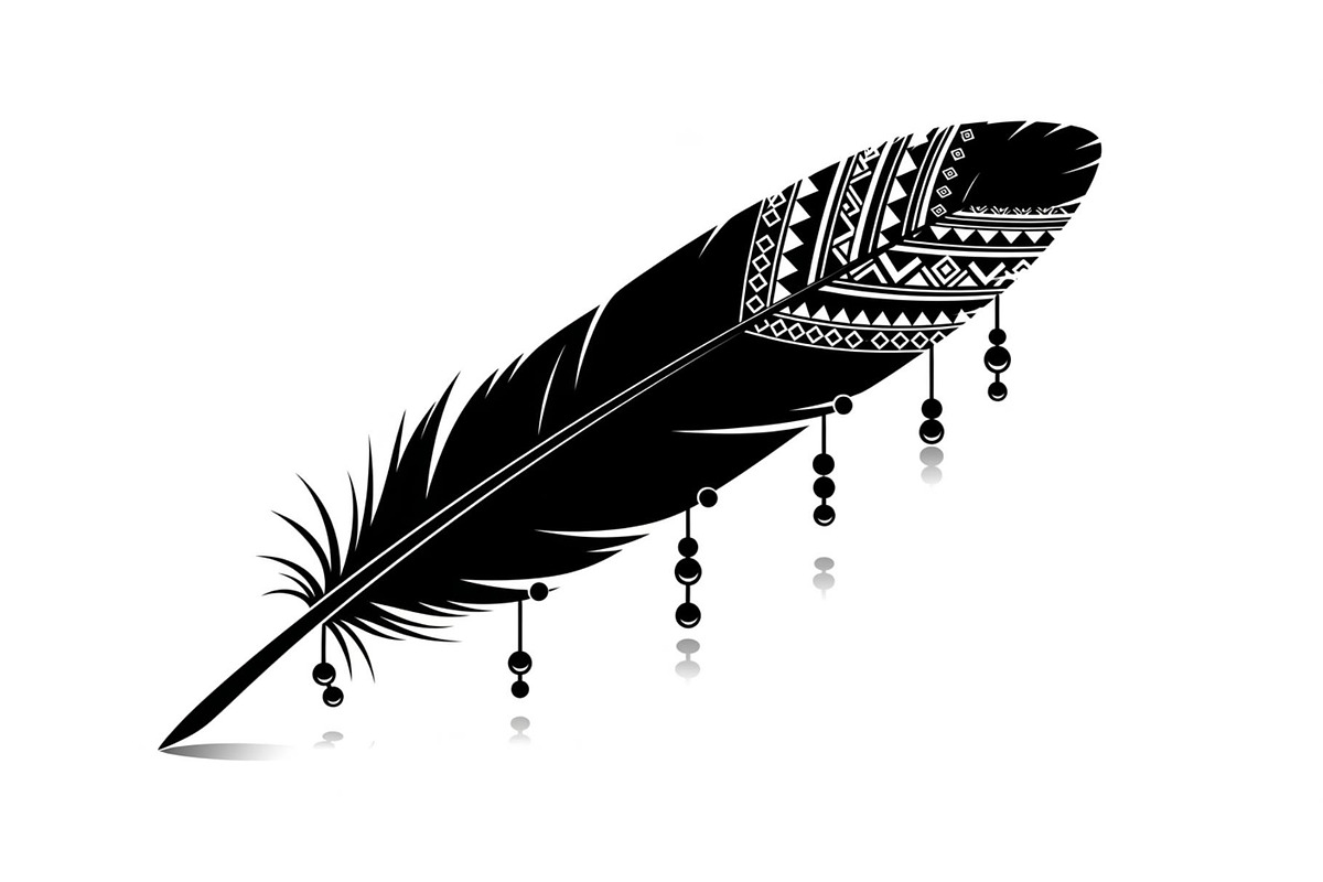 Boho Tribal Feather Bundle, an Illustration by Designs_River (Photo 15 of 31)