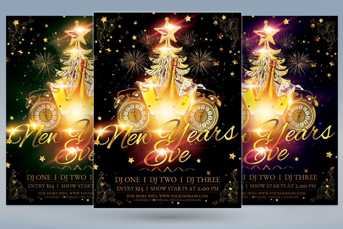 New Years Eve, a Flyer Template by tmcom (Photo 1 of 2)