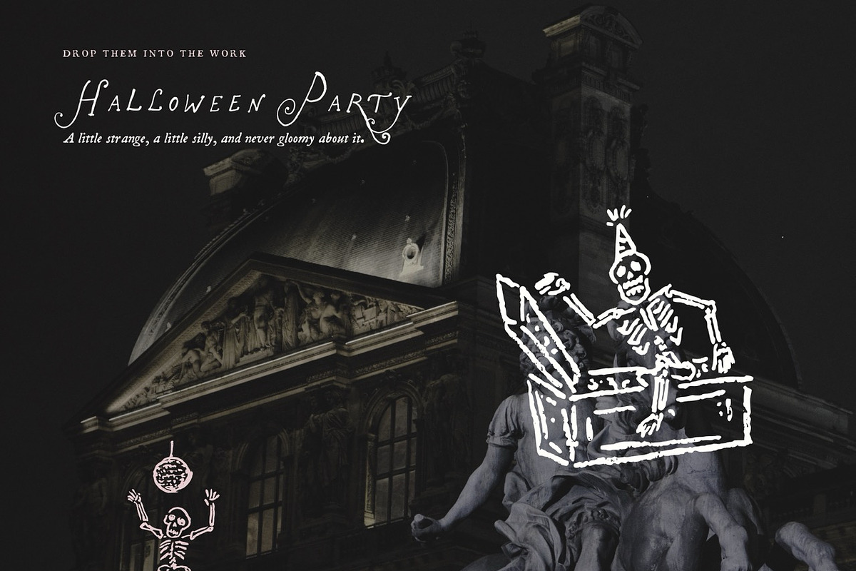 Halloween Clipart Bundle, Spooky Set, a Seasonal Illustration by The October Creative (Photo 13 of 13)