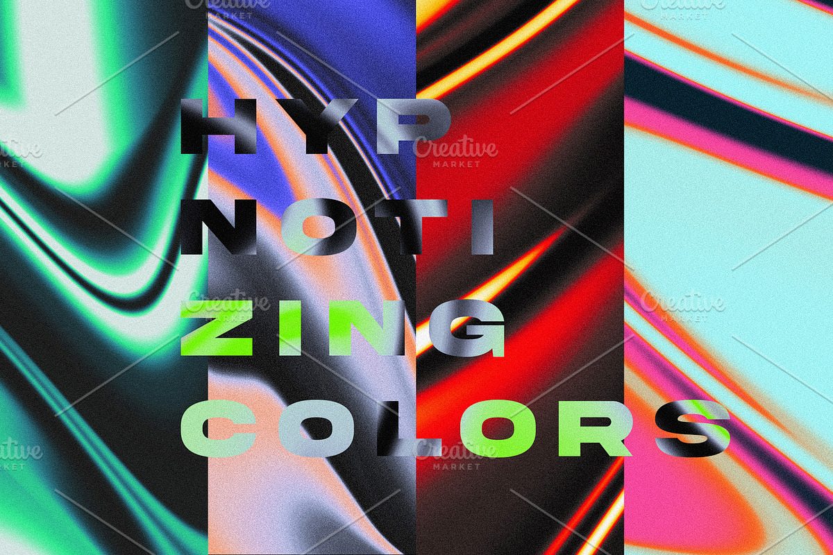 Fluid Grainy Background Gradient Set, a Texture Graphic by URSAL Supply (Photo 2 of 6)