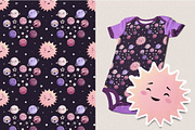 Solar system. Cute Planets Clipart, a Decorative Illustration by LukaJreym (Thumbnail 8 of 12)