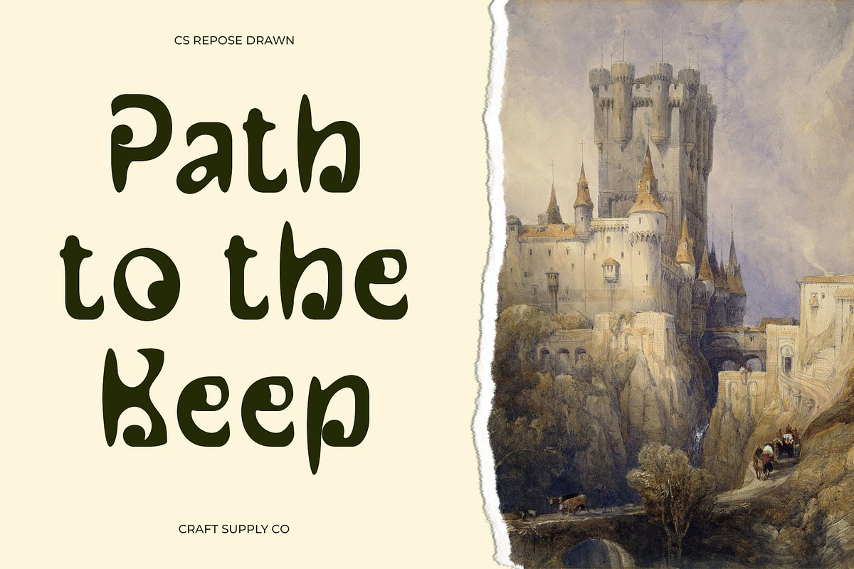 CS Repose Drawn, a Sans Serif Font by Craft Supply Co. (Photo 6 of 8)