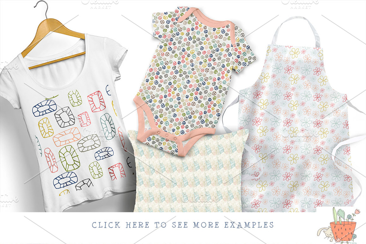 Seamless Vector Patterns, a Pattern Graphic by Studio Julie Ann (Photo 3 of 6)