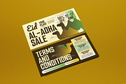 Beige Brown Bold Eid Al Adha Voucher, a Card Template by graphicook (Thumbnail 2 of 3)