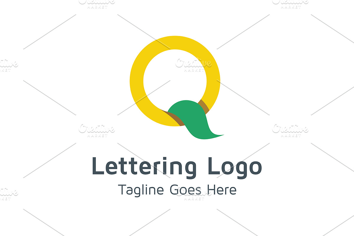 20 Logo Lettering Q Template Bundle, a Branding & Logo Template by Acongraphic (Photo 3 of 21)