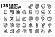 3,600 Icons x3 Styles, an Outline Icon by monkik (Thumbnail 46 of 299)
