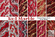 Red Marble Texture Granite Stone, a Pattern Graphic by Fine Purple Elephant (Thumbnail 1 of 5)