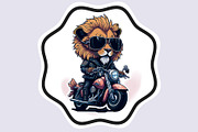 Sticker Cartoon Collection Procreate, an Animal Illustration by ElladesignCo (Thumbnail 3 of 6)
