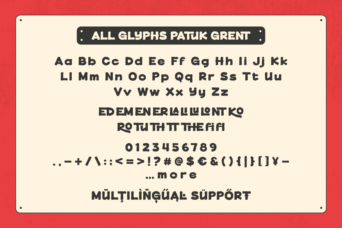 Patuk Grent - Sign Bold Display, a Handwritten Font by twinstd (Photo 5 of 9)