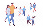 300+ Isometric People vector set, a Person Illustration by Vector_Art (Thumbnail 10 of 23)