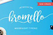 bromello typeface, a Script Font by alit design (Thumbnail 1 of 11)