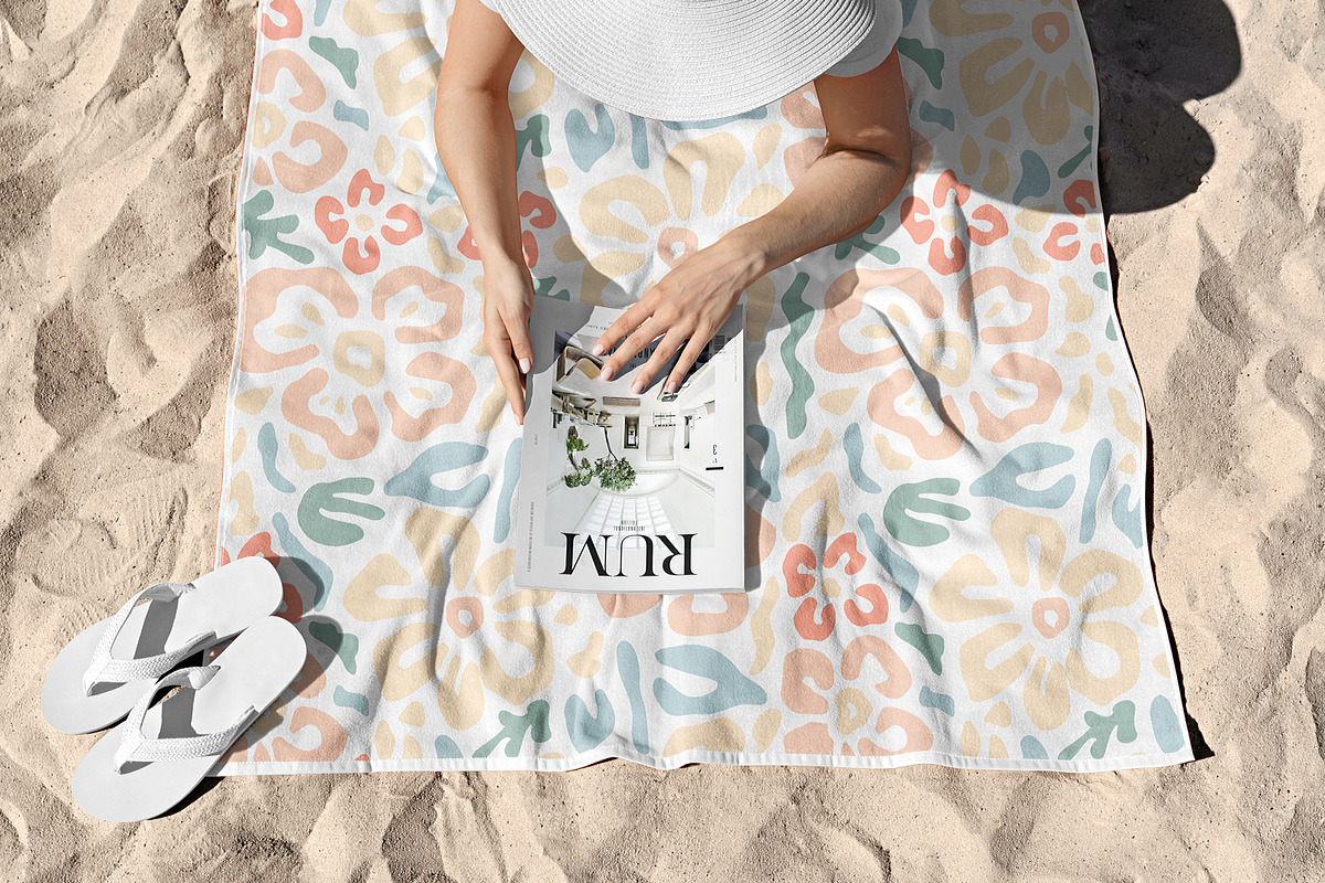 Cute Summer Flowers, a Pattern Graphic by MalyskaStudio (Photo 7 of 9)