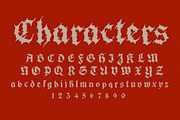 GRIMOIRE BLACKLETTER TYPEFACE, a Blackletter Font by CONTRIVEDAZE (Thumbnail 4 of 6)