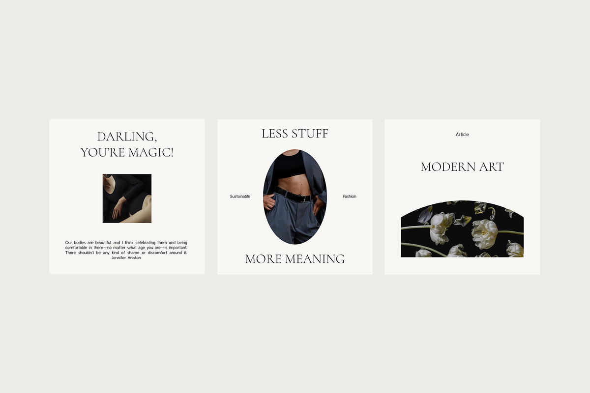 CANVA PS Instagram Templates Posts, a Social Media Template by Love Radiation Studio (Photo 6 of 16)