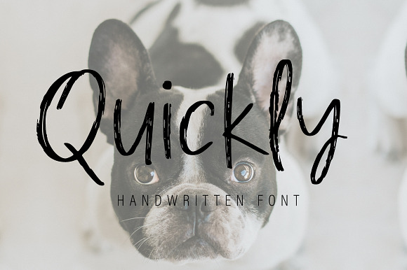 Quickly | Handwritten Font preview 8