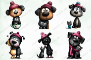 Whimsical Valentine Black Dog & Cat, an Illustration by Creative Art (Thumbnail 8 of 9)