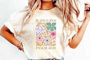 Be Still and Know Christian Floral, a Seasonal Illustration by DreamPrint404 (Thumbnail 6 of 6)