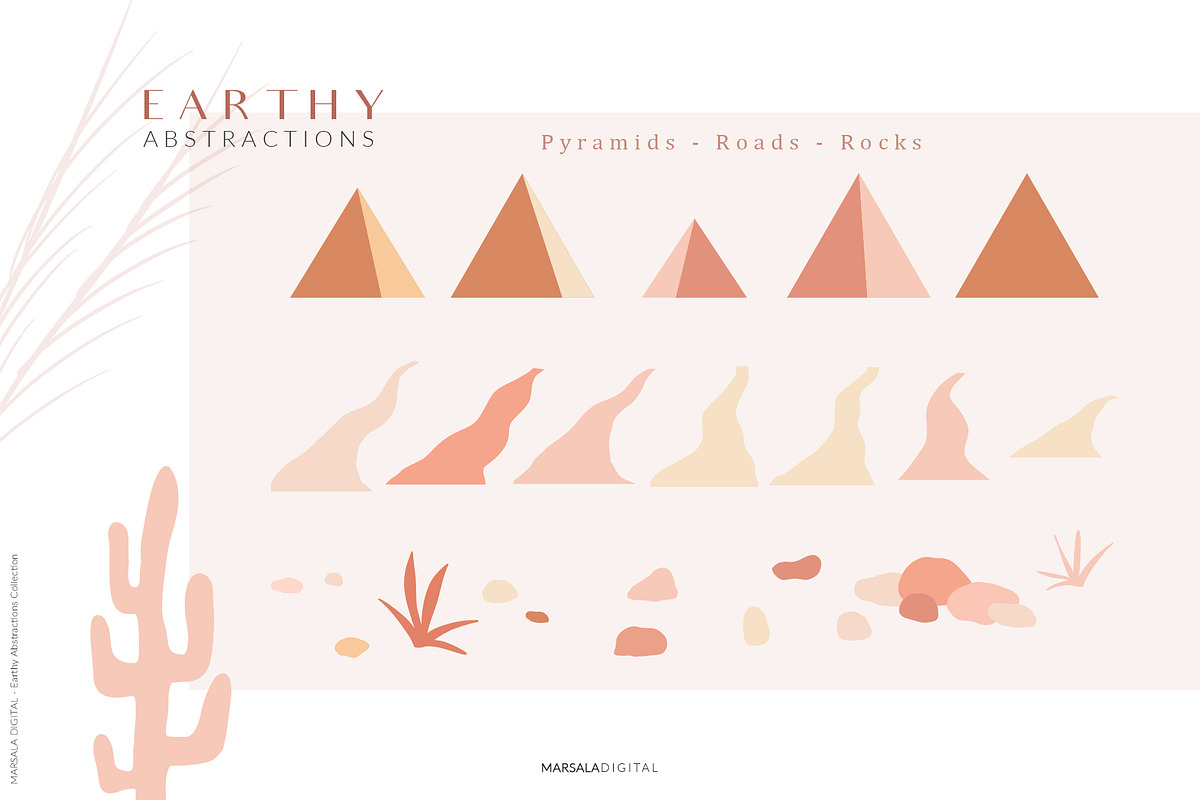 EARTHY Abstractions & Prints, a Decorative Illustration by Kaya Fonts (Photo 8 of 15)