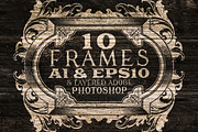 10 Frames Vol.3 - Vintage Ornament, an Object Graphic by Cruzine (Thumbnail 3 of 5)