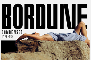 Bordune - Condensed Tyepface, a Sans Serif Font by Mofr 24