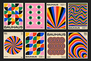 40 BAUHAUS POSTERS VECTOR SET, a Pattern Graphic by craftlove (Thumbnail 2 of 9)