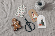 Retro Geometric Christmas set, a Decorative Illustration by Tabita's shop (Thumbnail 4 of 13)