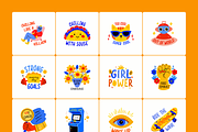 Teenage Stickers Set, an Emoji Icon by Vectors Market (Thumbnail 7 of 9)