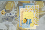 Lemon Sorbet - Amalfi digital papers, an Object Graphic by 60secondsArt (Thumbnail 1 of 13)