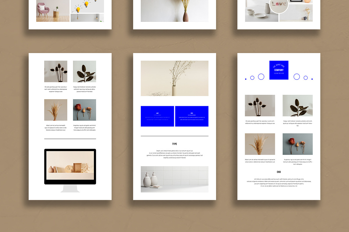 Brand Sheets Presentation Template, a Presentation Template by MightyDesign (Photo 3 of 7)