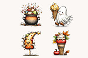 Whimsical Halloween Ice Cream, a Seasonal Illustration by Designworld (Thumbnail 5 of 9)