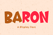 Baron is a display font, a Handwritten Font by Brown Cupple (Thumbnail 1 of 5)