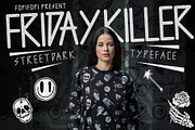 Sale ! 50%Friday Killer Font + Bonus, a Font by fopifopi (Thumbnail 1 of 5)