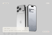 iPhone 17 Pro Mockup, an iPhone Mockup by Toasin Studio (Thumbnail 5 of 7)