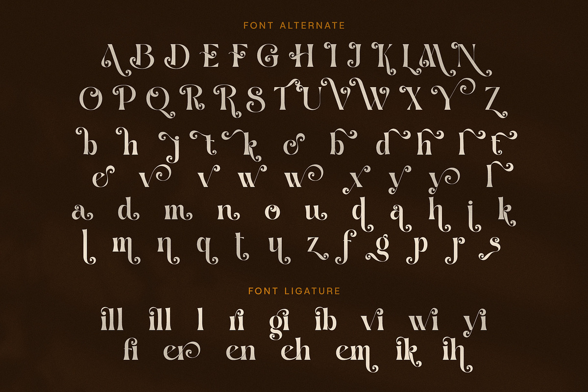 March Riking Luxury Serif Font, a Serif Font by Elegant Font (Photo 8 of 8)