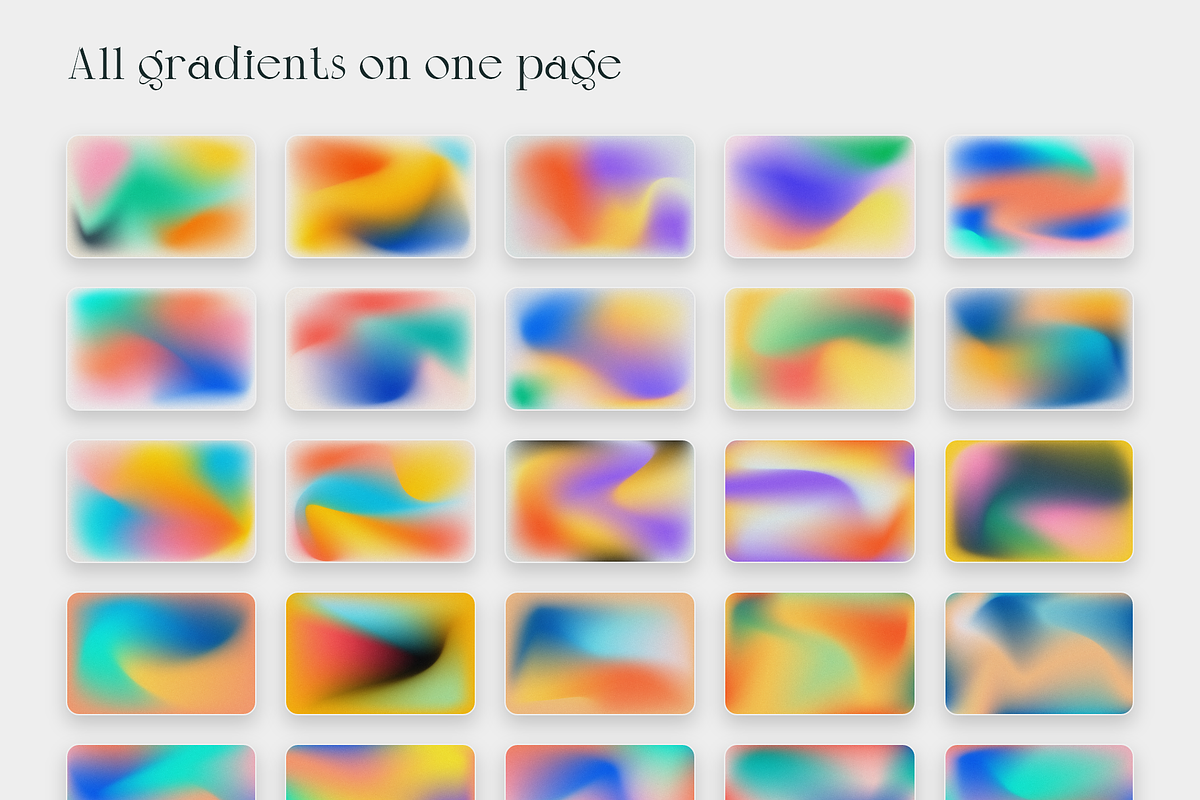 Colorful Gradients Collection, a Texture Graphic by GraphicCo (Photo 6 of 6)