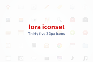 Iora Icon Set
