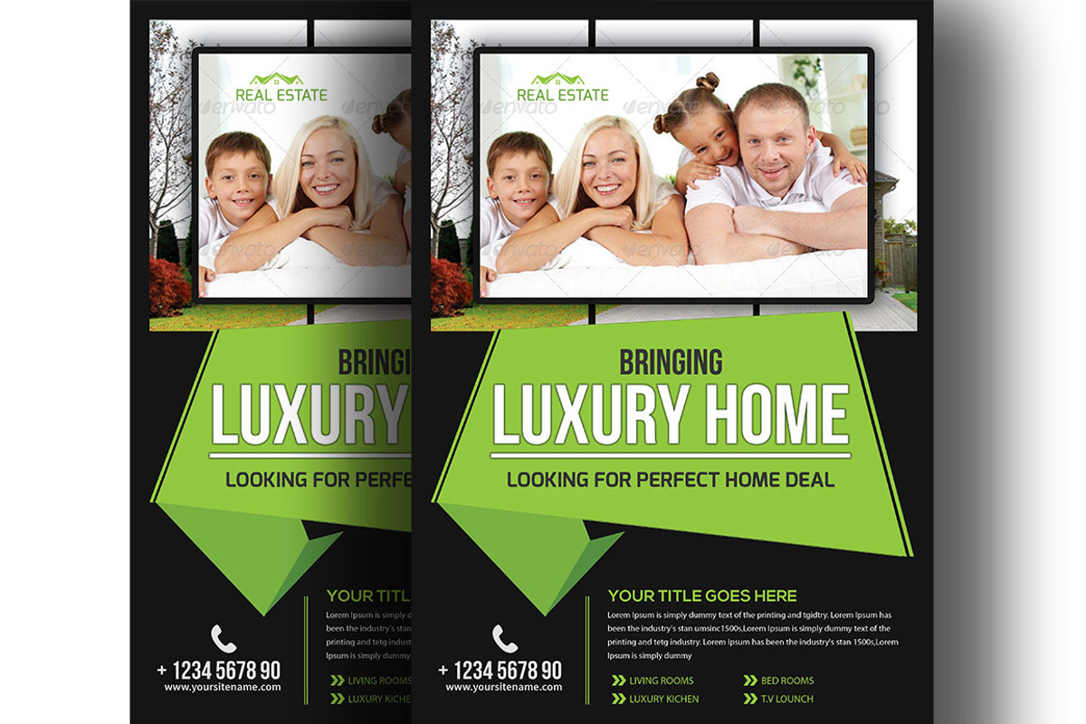 Real Estate Flyer, a Flyer Template by TheGraphicsWorld (Photo 2 of 3)