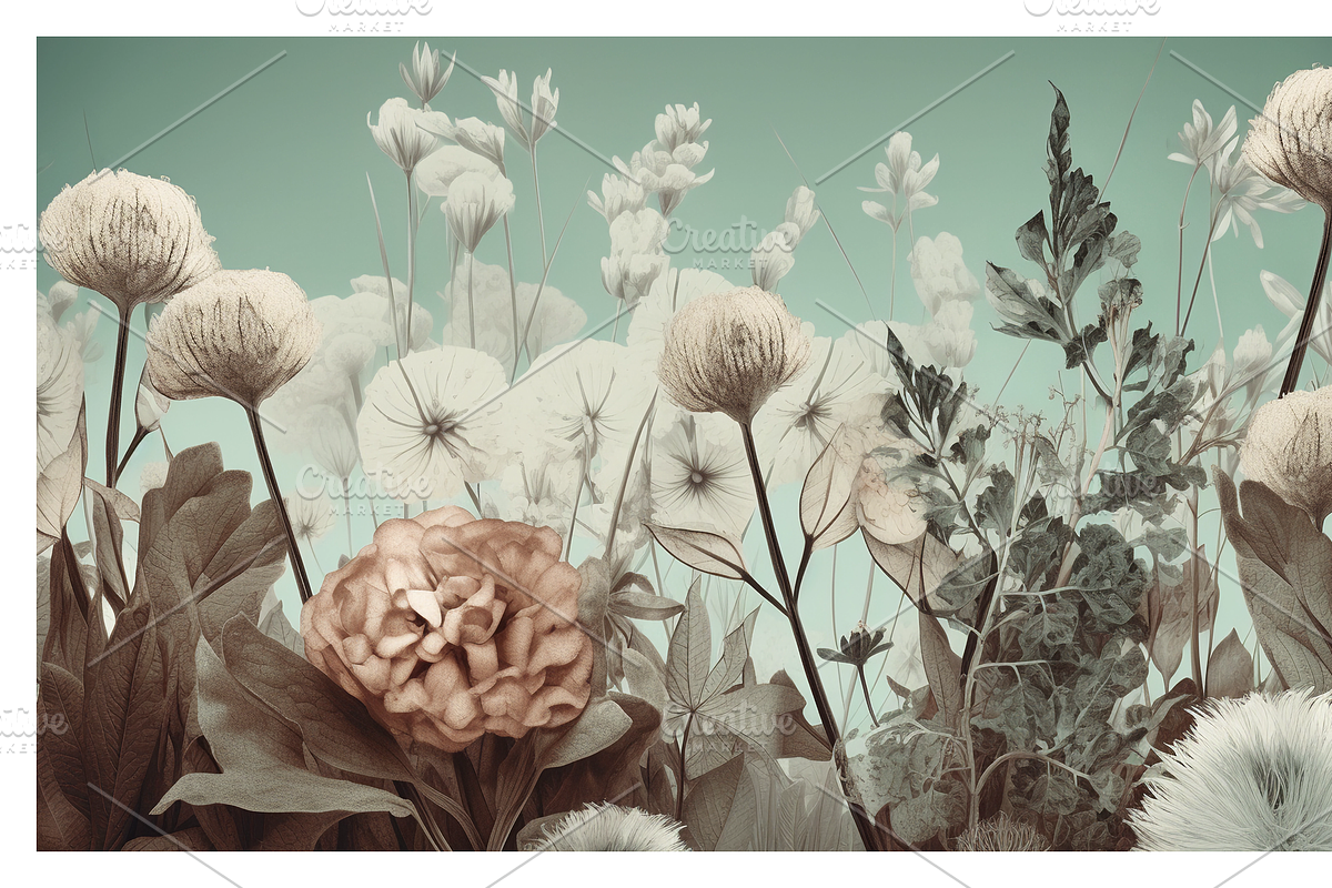 Zewe Collection · Zen Flowerscape, a Texture Illustration by milatovar (Photo 6 of 20)