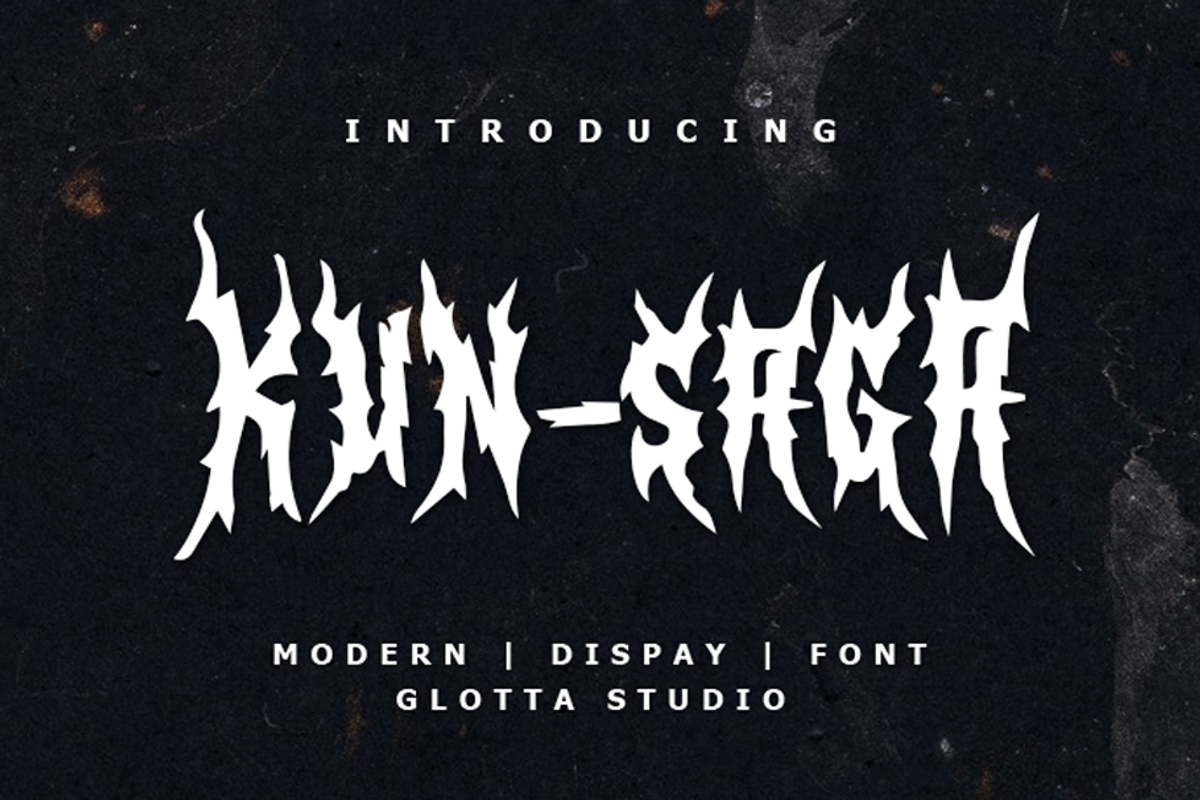 Kun-Saga, a Blackletter Font by GlottaTypeface (Photo 1 of 8)