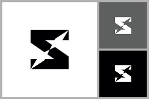 Abstract Letter S Logo Icon, a Branding & Logo Template by quadrazo