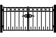 Modern Metal Gate, an Object Graphic by Creativeshirt (Thumbnail 2 of 19)