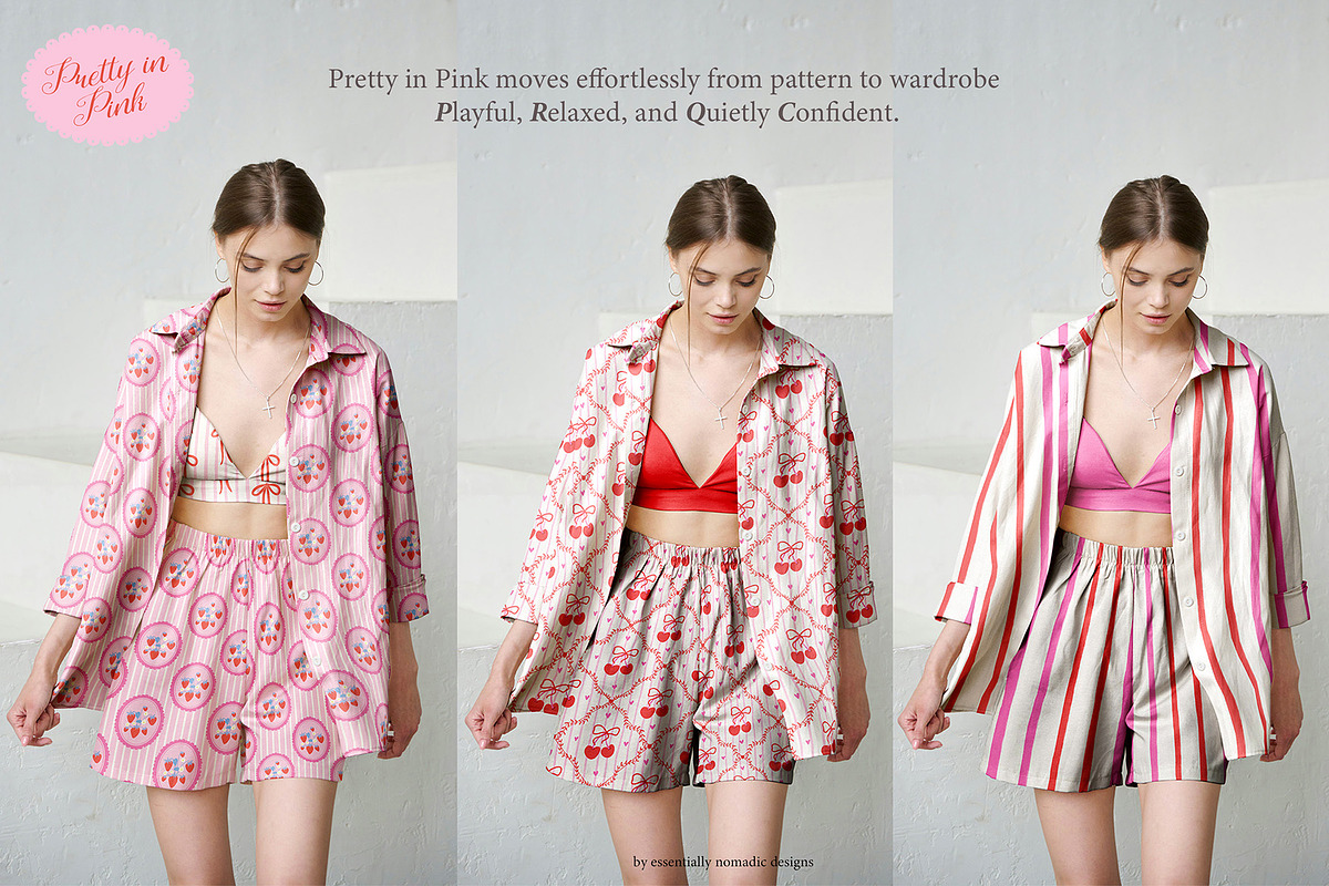 Pretty In Pink | Seamless Patterns, a Pattern Graphic by Essentially Nomadic (Photo 6 of 13)