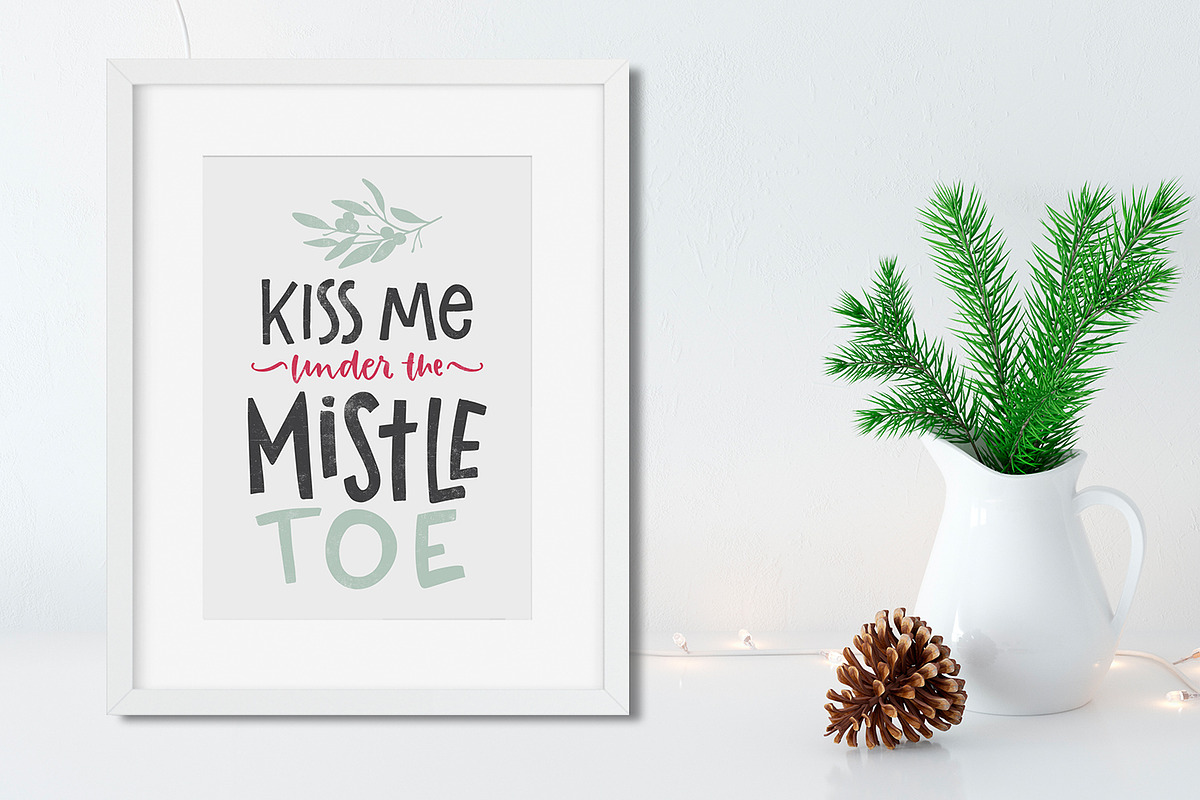 Farmhouse Christmas Lettering Kit, an Illustration by Callie Rian & Co. (Photo 12 of 16)