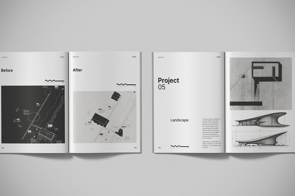 Architecture Portfolio Template, a Brochure Template by Studio Monova (Photo 24 of 33)