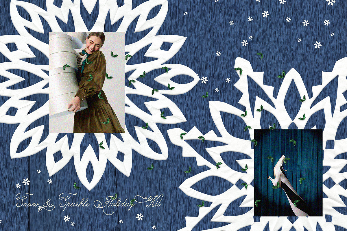 Snow & Sparkle Holiday Kit, an Object Graphic by Lidberia (Photo 7 of 13)