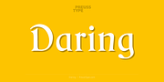 Daring, a Serif Font by preussTYPE (Thumbnail 1 of 8)