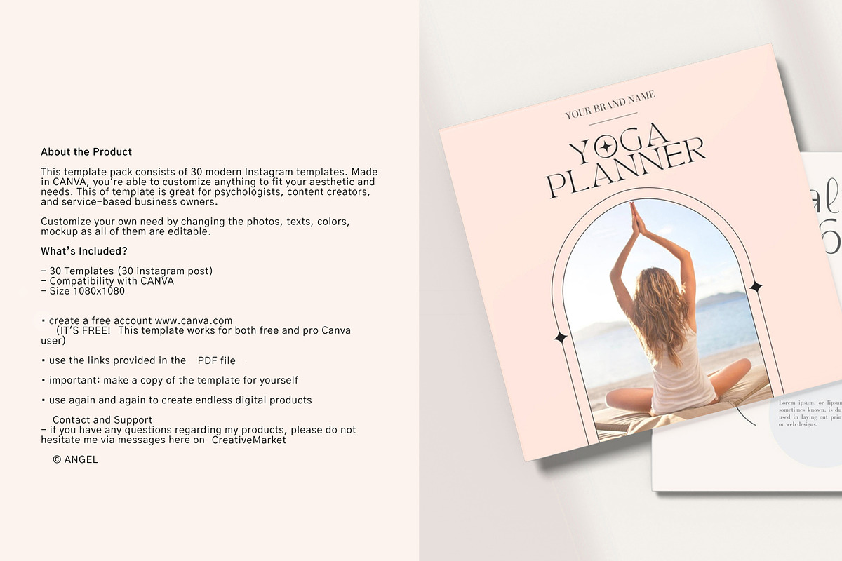 Social Media _Canva Templates, a Social Media Template by ElladesignCo (Photo 2 of 8)