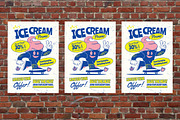 Ice Cream Promo Flyer Set, a Flyer Template by Aiyari Graphic (Thumbnail 3 of 3)
