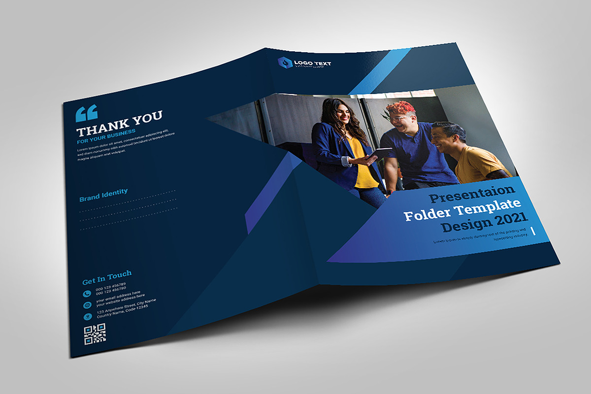 Presentation Folder Template Design, a Poster Template by zahidhossainalif (Photo 2 of 6)